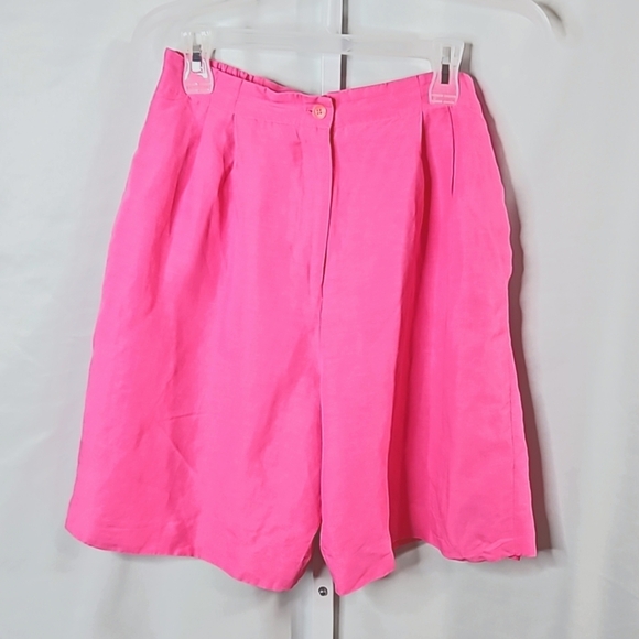 David Brooks 2 Piece Pink Linen suit Size 14 - Picture 5 of 7